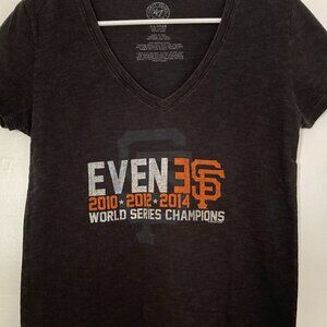 SF Giants MLB World Series "Even" tee